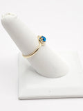 14K Gold Ring - Blue Evil Eye