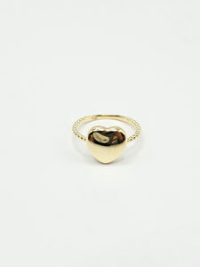 14K Gold Ring - Heart