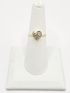 14K Gold Ring - Heart