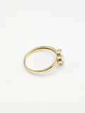 14K Gold Ring - White Clover