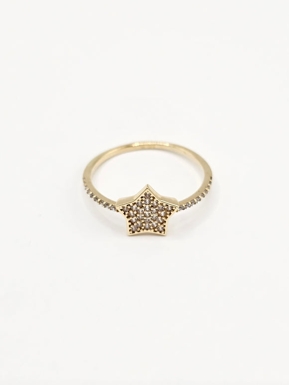 14K Gold Ring - Star