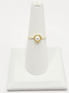 14K Gold Ring - Shell