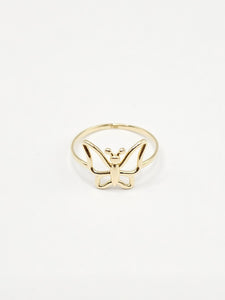 14K Gold Ring - Butterfly