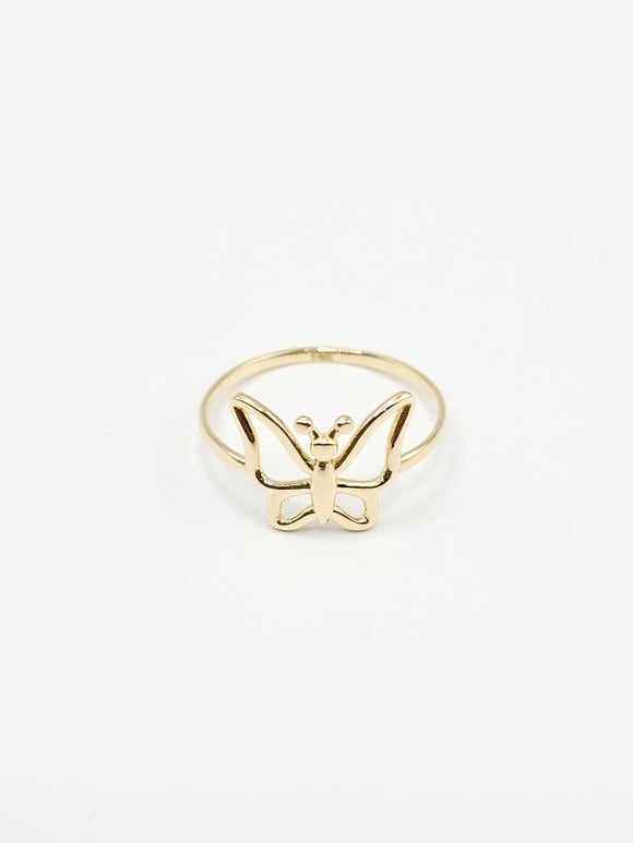 14K Gold Ring - Butterfly