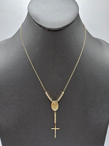 14k Gold Necklace - Cross