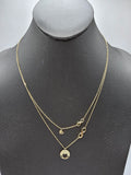 14k Gold Necklace - Heart w/Infinity