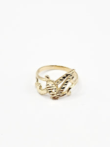 14K Gold Ring - Initial Letter