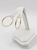 14K Gold Earrings - Huggie Hoops