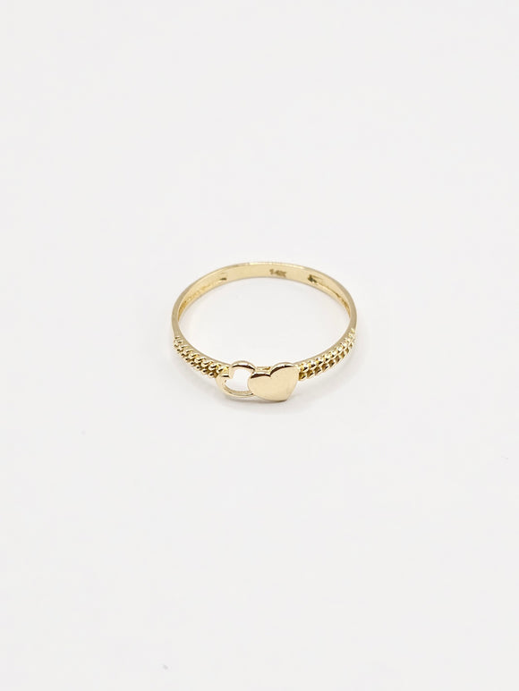 14K Gold Ring - Heart