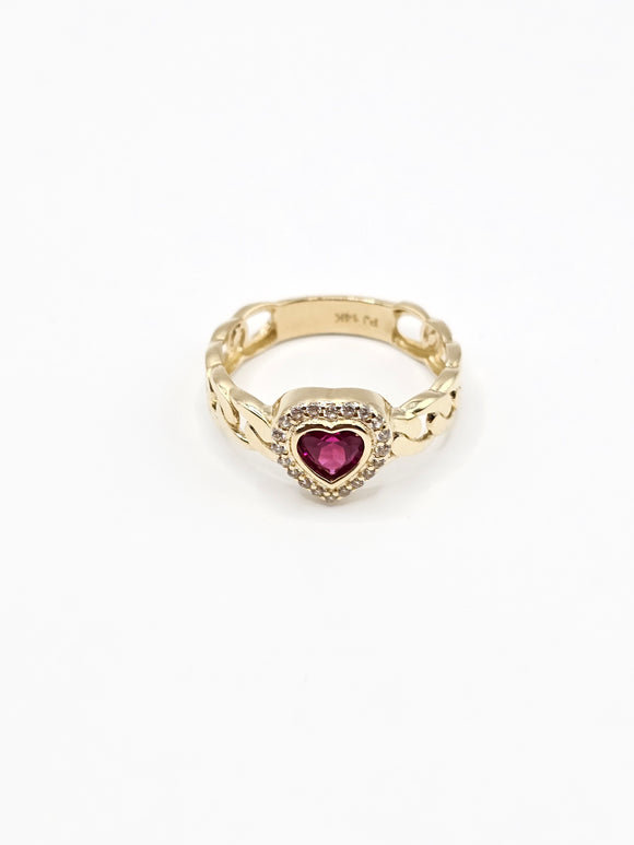 14K Gold Ring - Heart