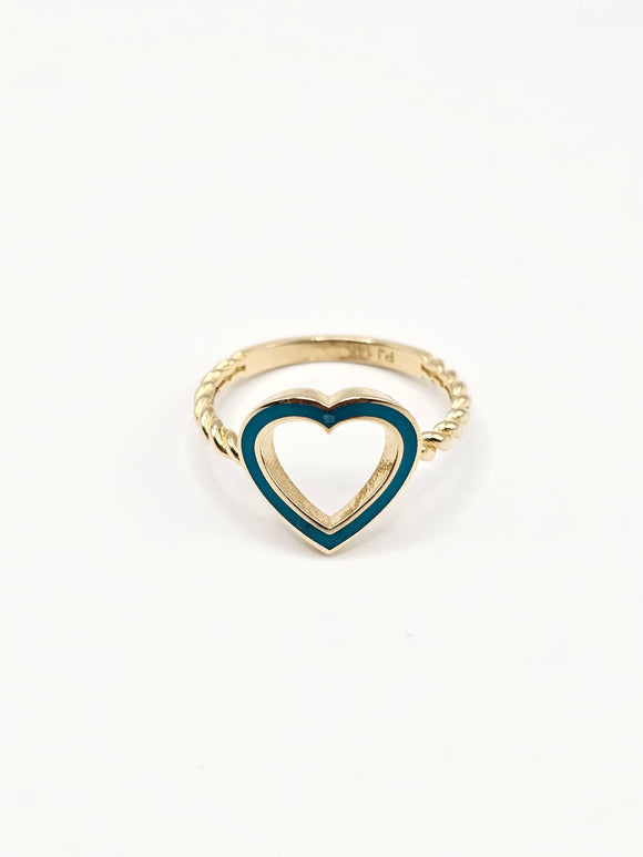 14K Gold Ring - Heart