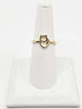 14K Gold Ring - Cat