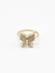 14K Gold Ring - Butterfly