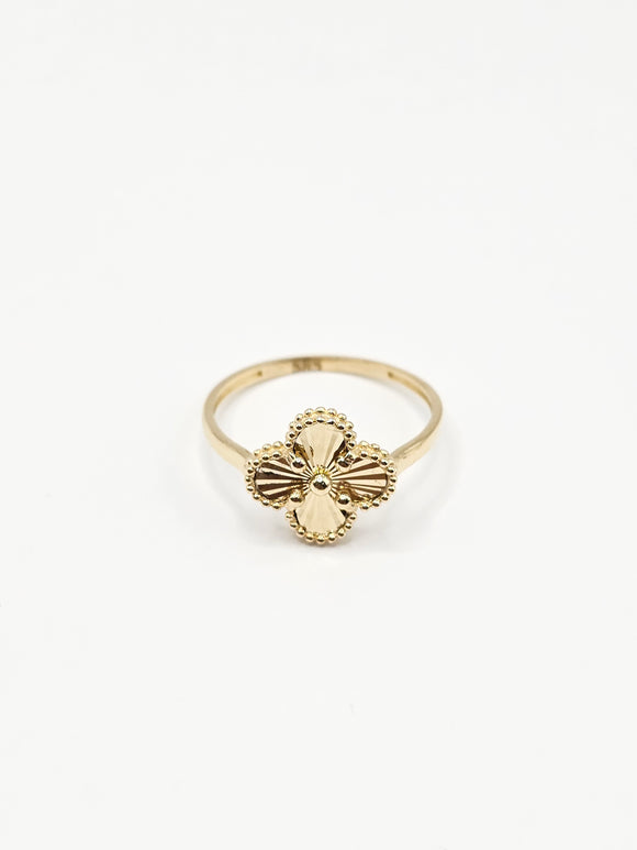 14K Gold Ring - Clover