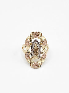 14K Gold Ring - Virgin Mary