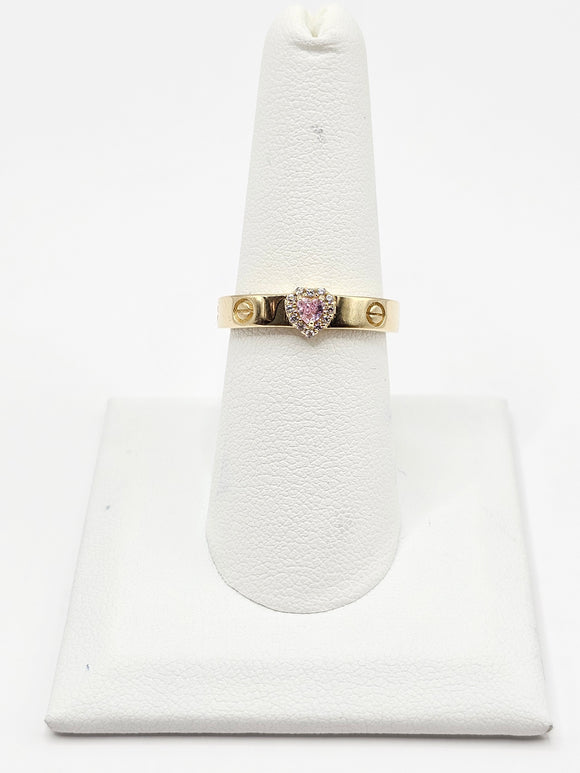 14K Gold Ring - Heart