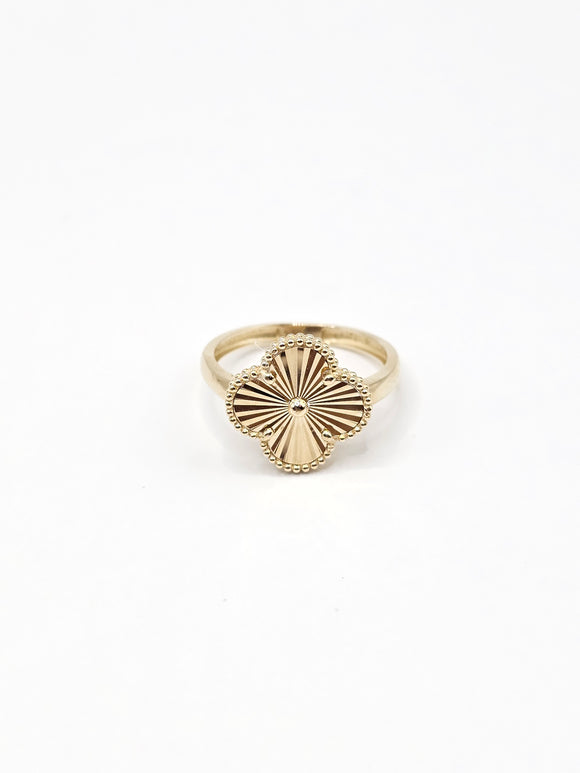 14K Gold Ring - Clover