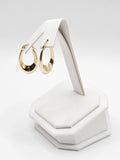 14K Gold Earrings - Huggie Hoops