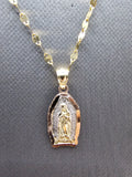 *Special Set* 14k Gold Chain w/pendant - Virgin Mary