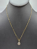 *Special Set* 14k Gold Chain w/pendant - Virgin Mary