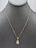 *Special Set* 14k Gold Chain w/pendant - Virgin Mary