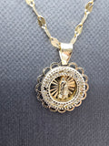 *Special Set* 14k Gold Chain w/pendant - Virgin Mary