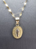 *Special Set* 14k Gold Chain w/pendant - San Benito