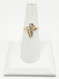 14K Gold Ring - Cross