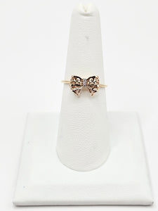 14K Gold Ring - Bow