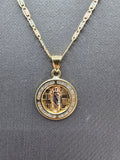 14k Solid Gold Chain w/pendant - San Benito