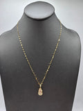 *Special Set* 14k Gold Chain w/pendant - Virgin Mary