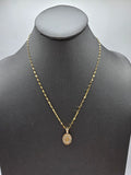 *Special Set* 14k Gold Chain w/pendant - Virgin Mary