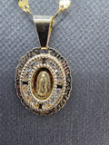 *Special Set* 14k Gold Chain w/pendant - Virgin Mary