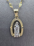 *Special Set* 14k Gold Chain w/pendant - Virgin Mary