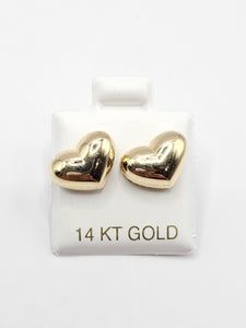 14K Gold Earrings - Hearts