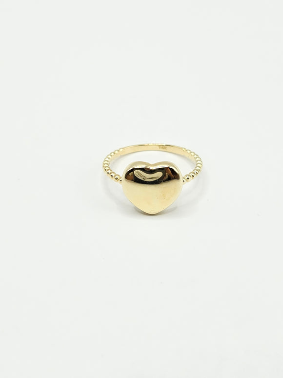 14K Gold Ring - Heart