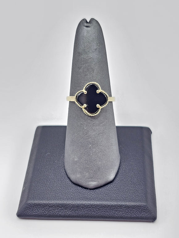 14K Gold Ring - Black Clover