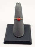 14K Gold Ring - Ladybug