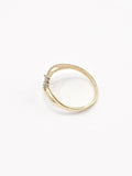 14K Gold Ring - Heart w/Cross