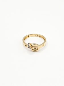 14K Gold Ring - Nail