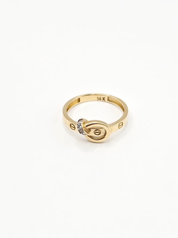 14K Gold Ring - Nail