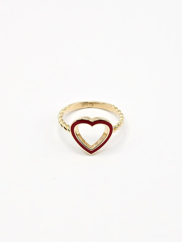 14K Gold Ring - Heart