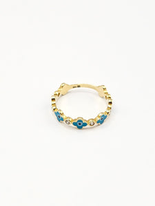 14K Gold Ring - Evil Eye