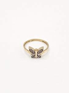 14K Gold Ring - Butterfly