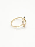 14K Gold Ring - Moon & Star