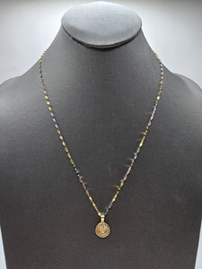 *Special Set* 14k Gold Chain w/pendant - Virgin Mary