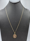 *Special Set* 14k Gold Chain w/pendant - Virgin Mary