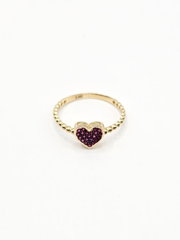 14K Gold Ring - Heart