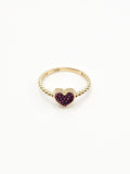 14K Gold Ring - Heart