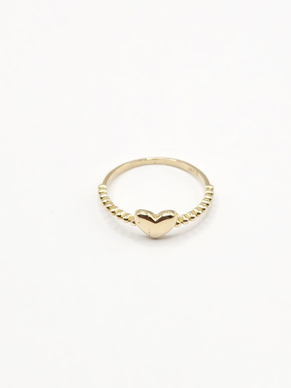 14K Gold Ring - Heart